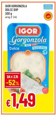 IGOR GORGONZOLA DOLCE DOP