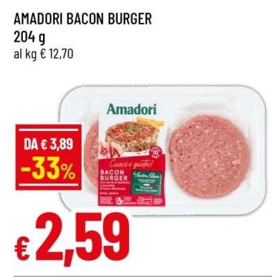 AMADORI Bacon Burger