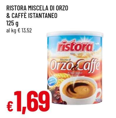 RISTORA MISCELA DI ORZO & CAFFÈ ISTANTANEO