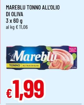 MAREBLU TONNO ALL'OLIO DI OLIVA