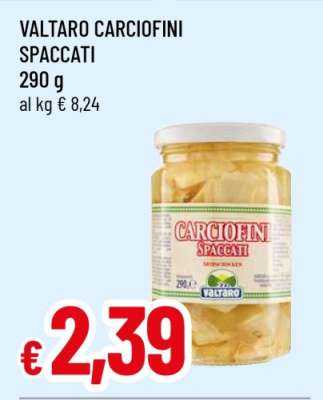 VALTARO CARCIOFINI SPACCATI