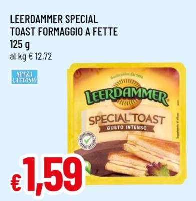 LEERDAMMER SPECIAL TOAST FORMAGGIO A FETTE
