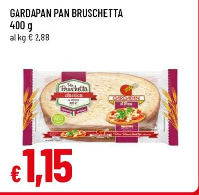GARDAPAN PAN BRUSCHETTA