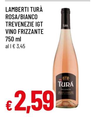 Lamberti Turà Rosa/Bianco Trevenezie IGT Vino Frizzante