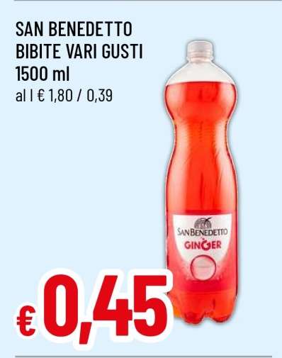 SAN BENEDETTO BIBITE VARI GUSTI