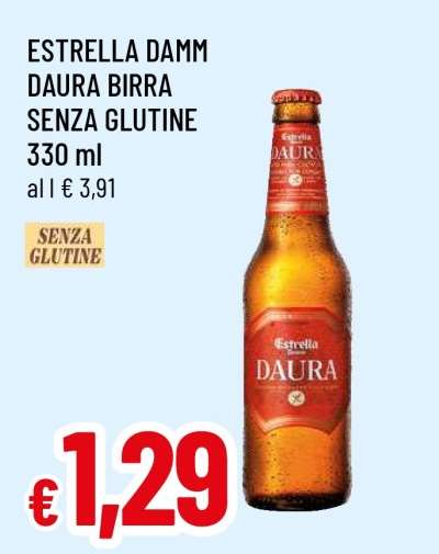 ESTRELLA DAMM DAURA BIRRA SENZA GLUTINE