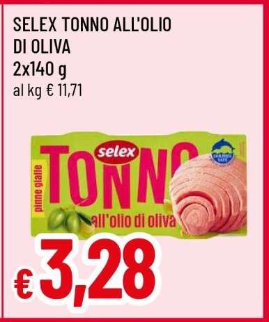 SELEX tonno all'olio di oliva