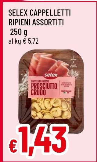 SELEX CAPPELLETTI RIPIENI ASSORTITI