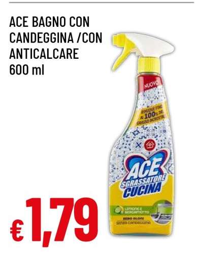 ACE BAGNO CON CANDEGGINA /CON ANTICALCARE