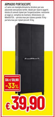 ARMADIO PORTASCOPE