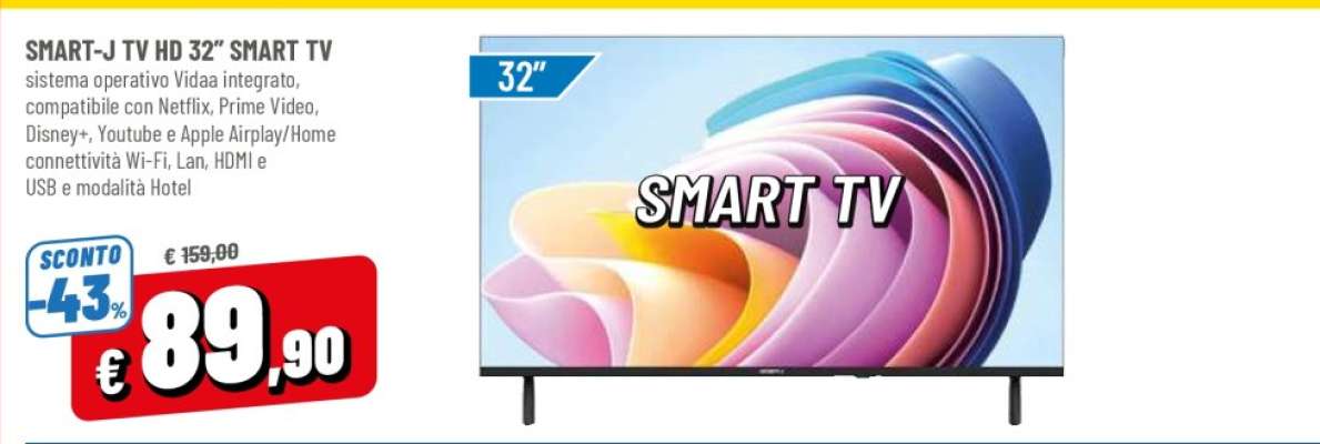 SMART-J TV HD 32" SMART TV