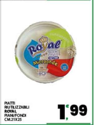 Piatti riutilizzabili ROYAL