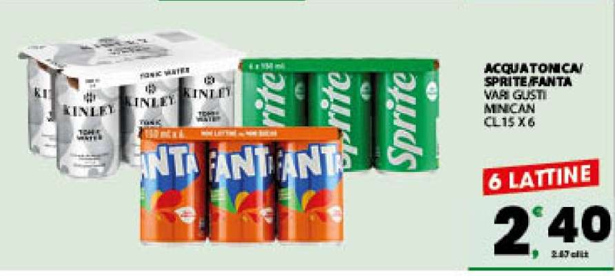 ACQUATONICA/SPRITE/FANTA