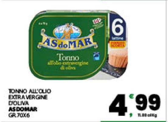 TONNO ALL'OLIO EXTRA VERGINE D'OLIVA