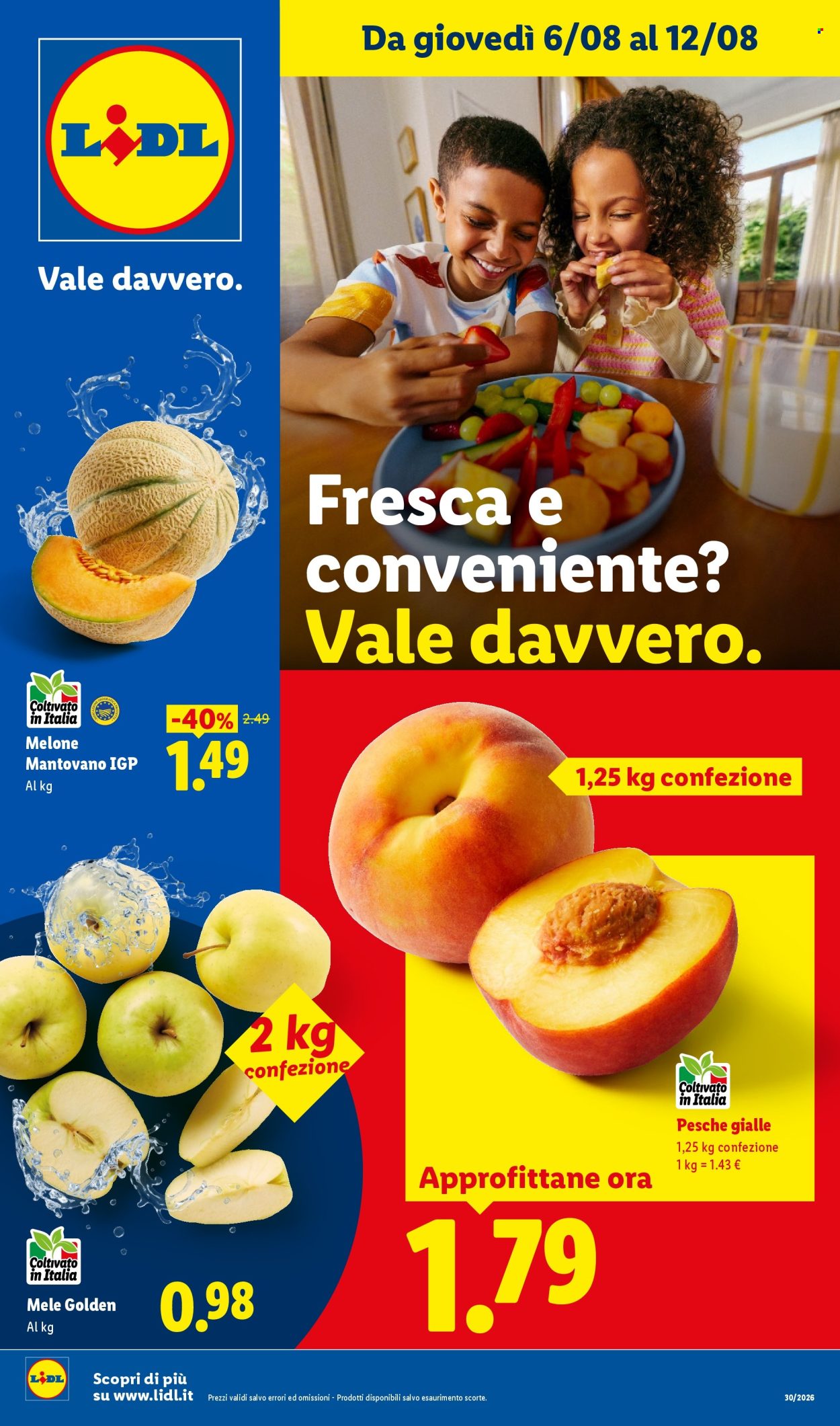 Volantino Lidl - 6/8/2026 - 12/8/2026. Pagina 1