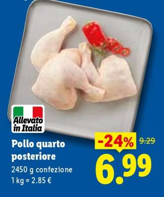 POLLO QUARTO POSTERIORE