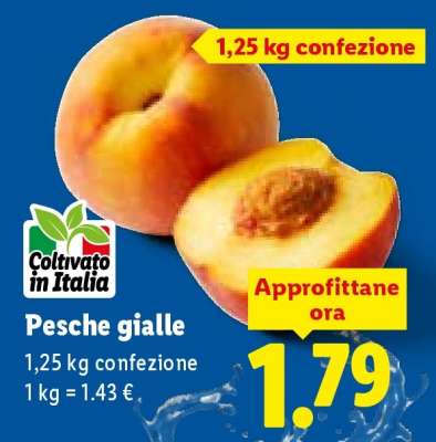 PESCHE GIALLE