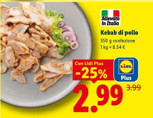 Kebab di pollo