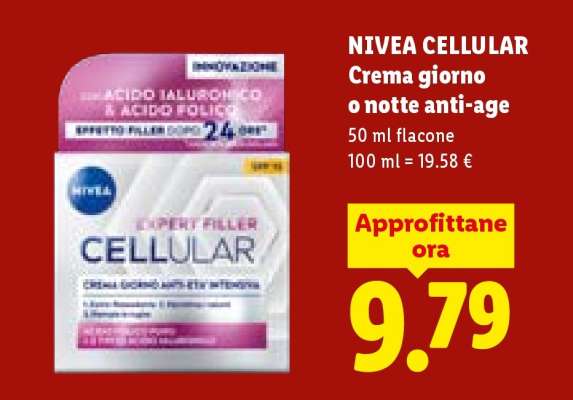 NIVEA CELLULAR Crema giorno o notte anti-age