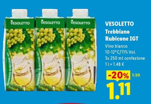 VESOLETTO Trebbiano Rubicone IGT