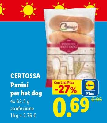 Certossa Panini per hot dog