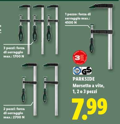 PARKSIDE Morsetto a vite