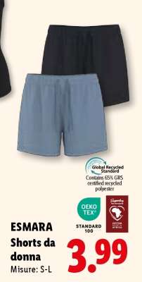 esmara Shorts da donna