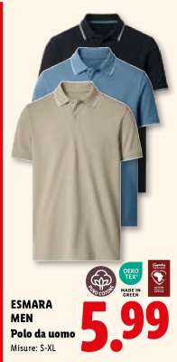 ESMARA MEN Polo da uomo