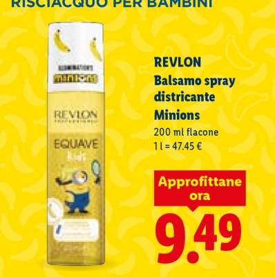REVLON Balsamo spray districante Minions