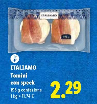 Italiamo Tomini con speck
