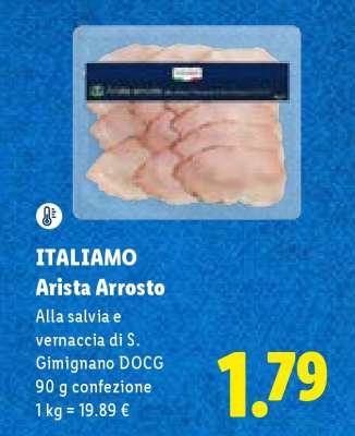 Italiano Arista arrosto