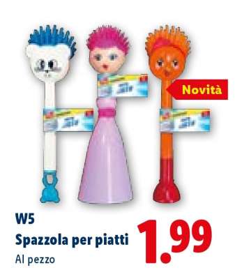 W5 Spazzola per piatti