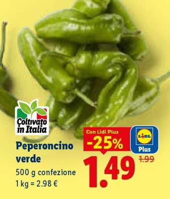 Peperoncino verde