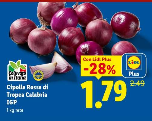 Cipolle Rosse di Tropea Calabria IGP