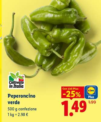 Peperoncino verde