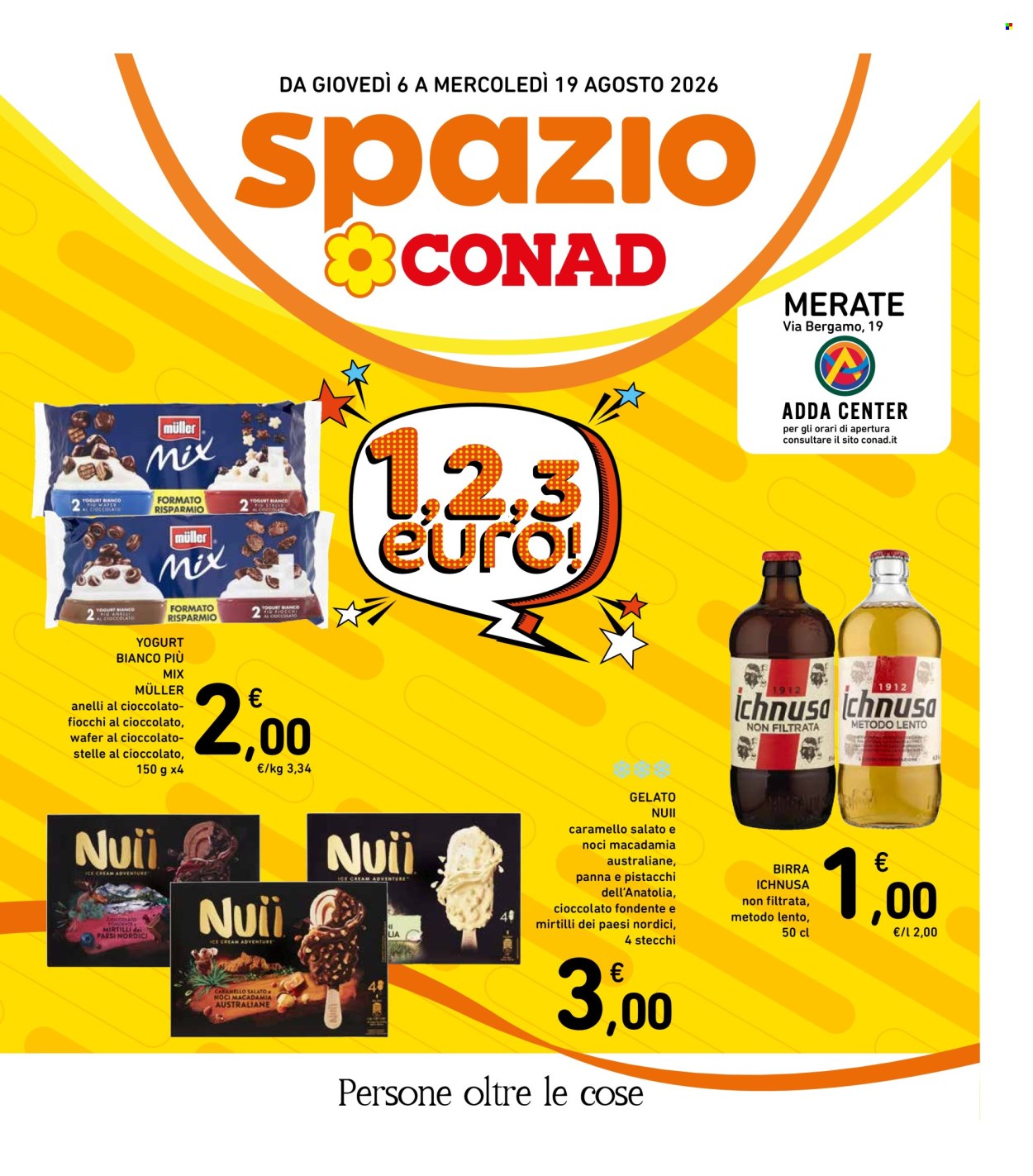 Volantino Spazio Conad - 6/8/2026 - 19/8/2026. Pagina 1
