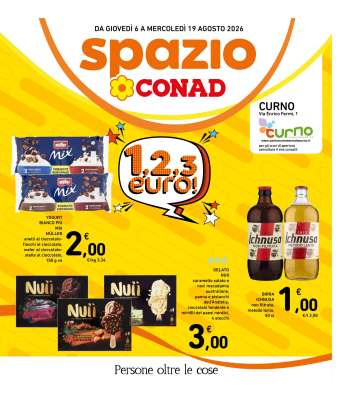 Volantino Spazio Conad - 6/8/2026 - 19/8/2026.