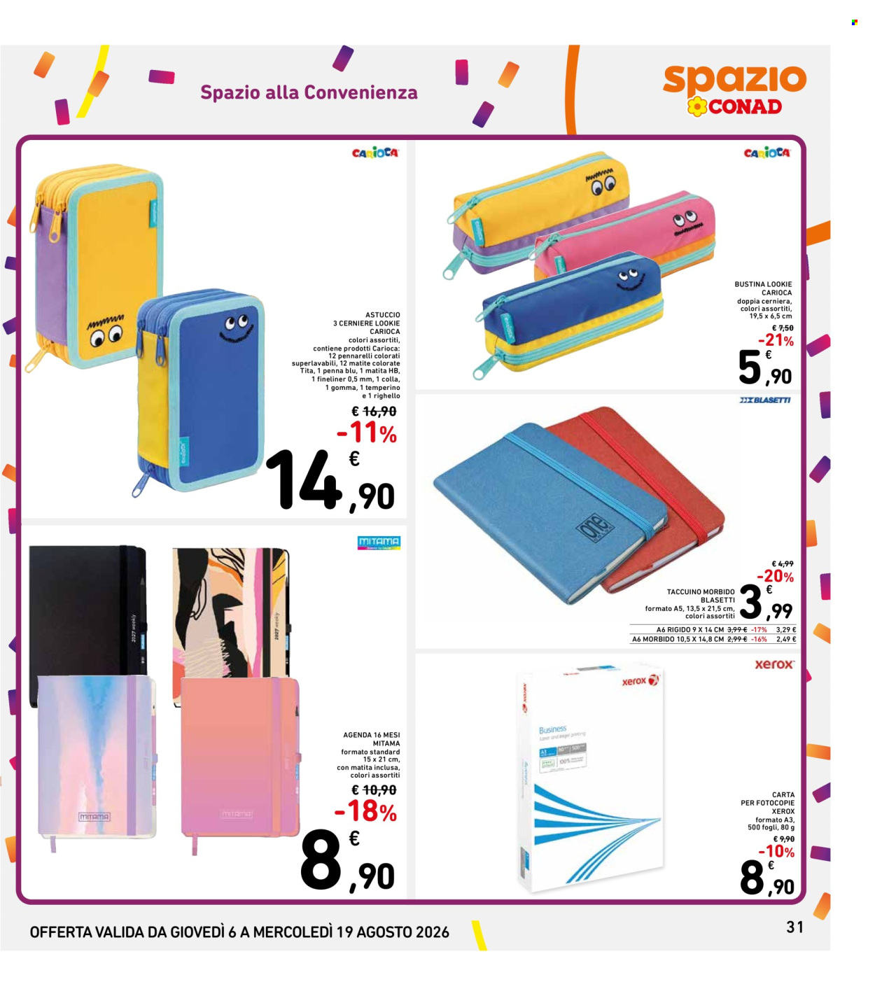 Volantino Spazio Conad - 6/8/2026 - 19/8/2026. Pagina 31