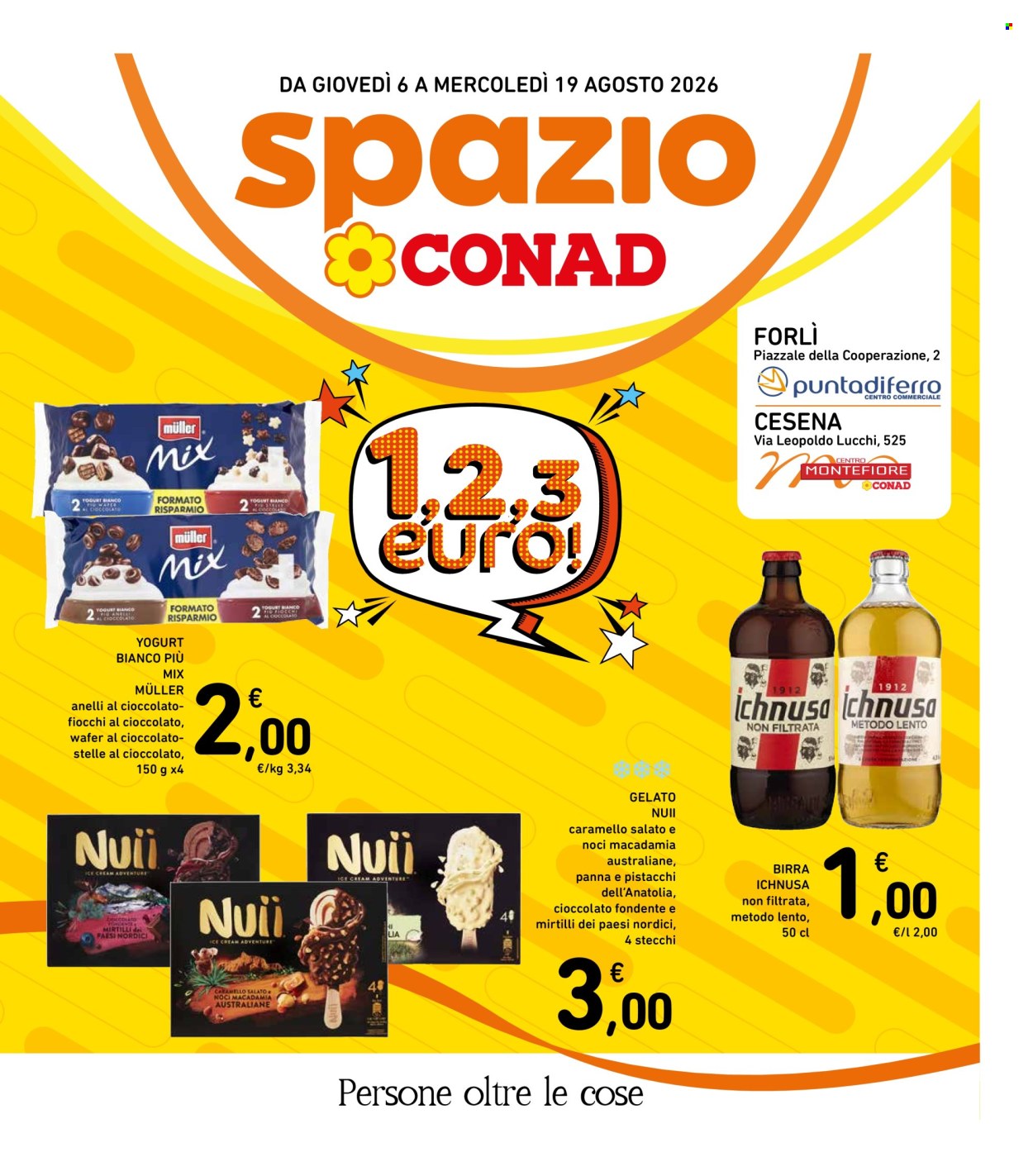 Volantino Spazio Conad - 6/8/2026 - 19/8/2026. Pagina 1