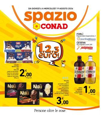 Volantino Spazio Conad - 6/8/2026 - 19/8/2026.