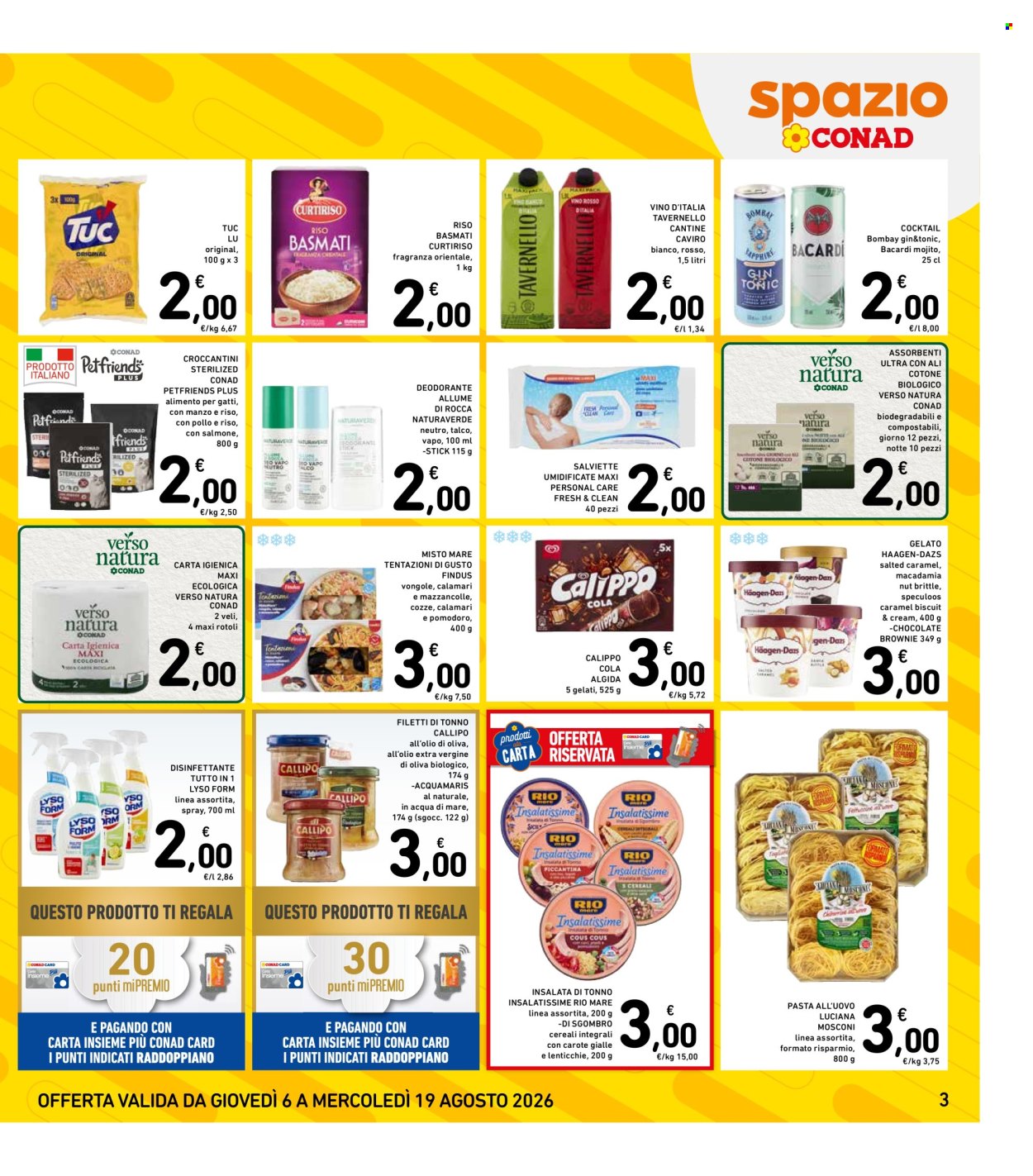 Volantino Spazio Conad - 6/8/2026 - 19/8/2026. Pagina 3