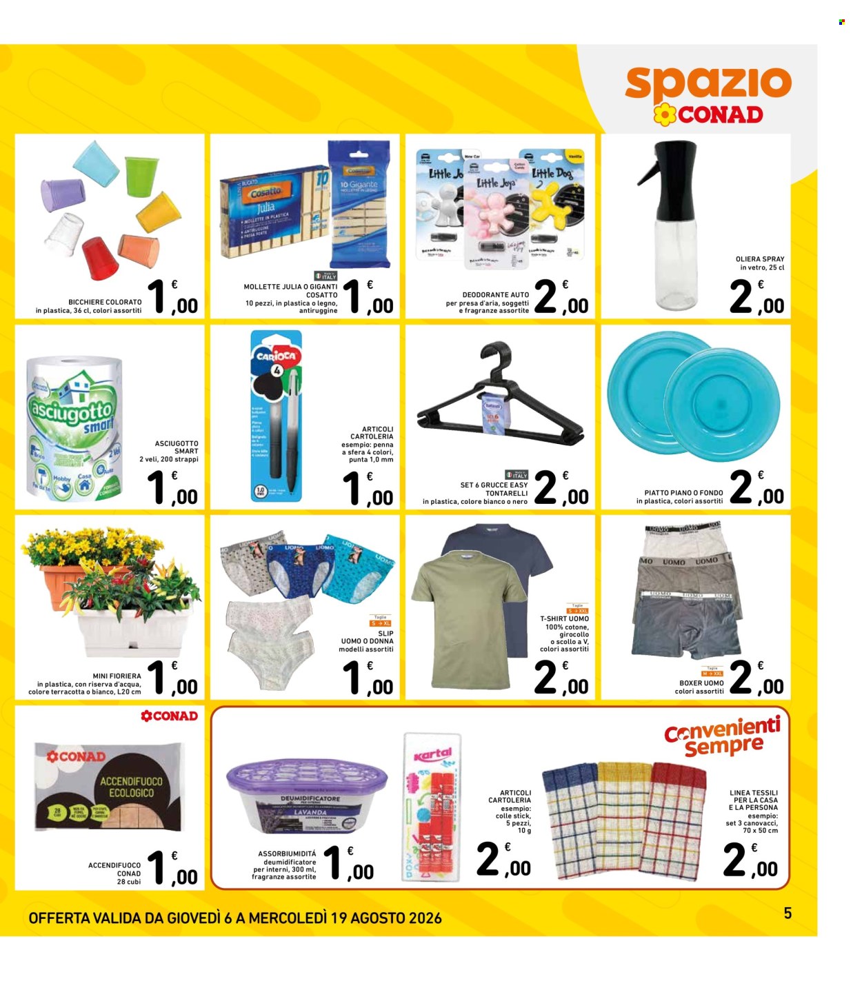 Volantino Spazio Conad - 6/8/2026 - 19/8/2026. Pagina 5