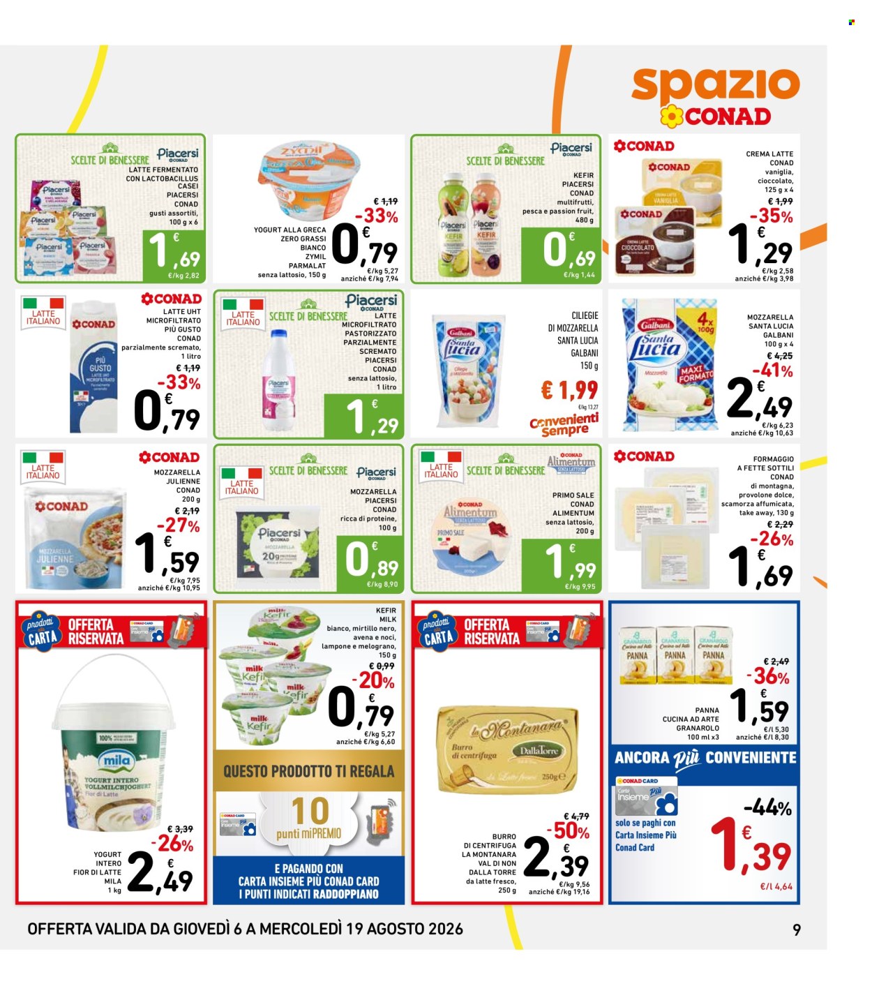 Volantino Spazio Conad - 6/8/2026 - 19/8/2026. Pagina 9