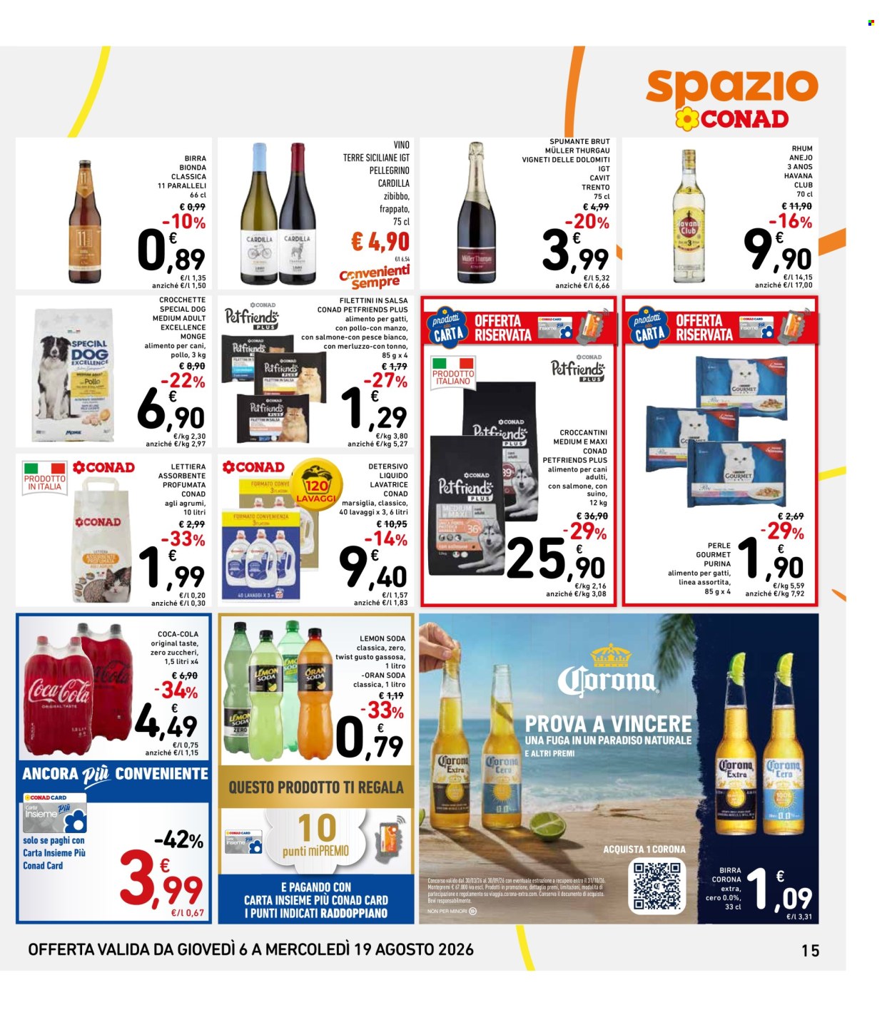 Volantino Spazio Conad - 6/8/2026 - 19/8/2026. Pagina 15