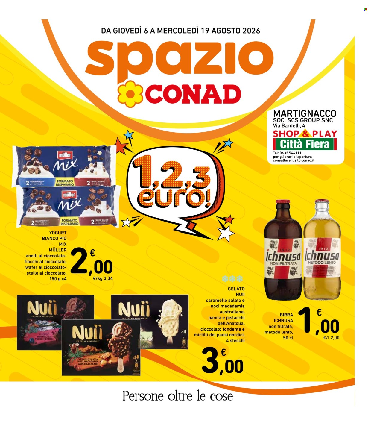 Volantino Spazio Conad - 6/8/2026 - 19/8/2026. Pagina 1