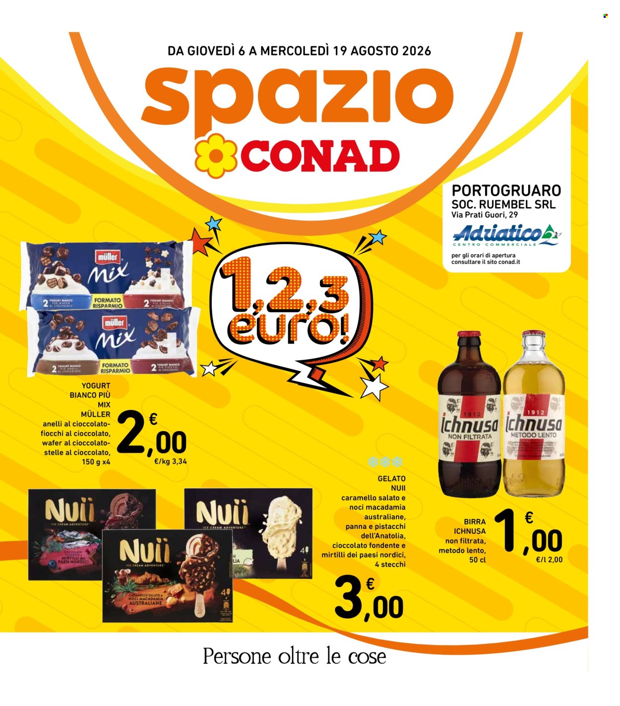 Volantino Spazio Conad - 6/8/2026 - 19/8/2026. Pagina 1