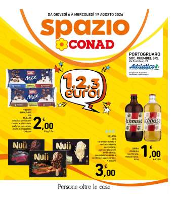 Volantino Spazio Conad - 6/8/2026 - 19/8/2026.