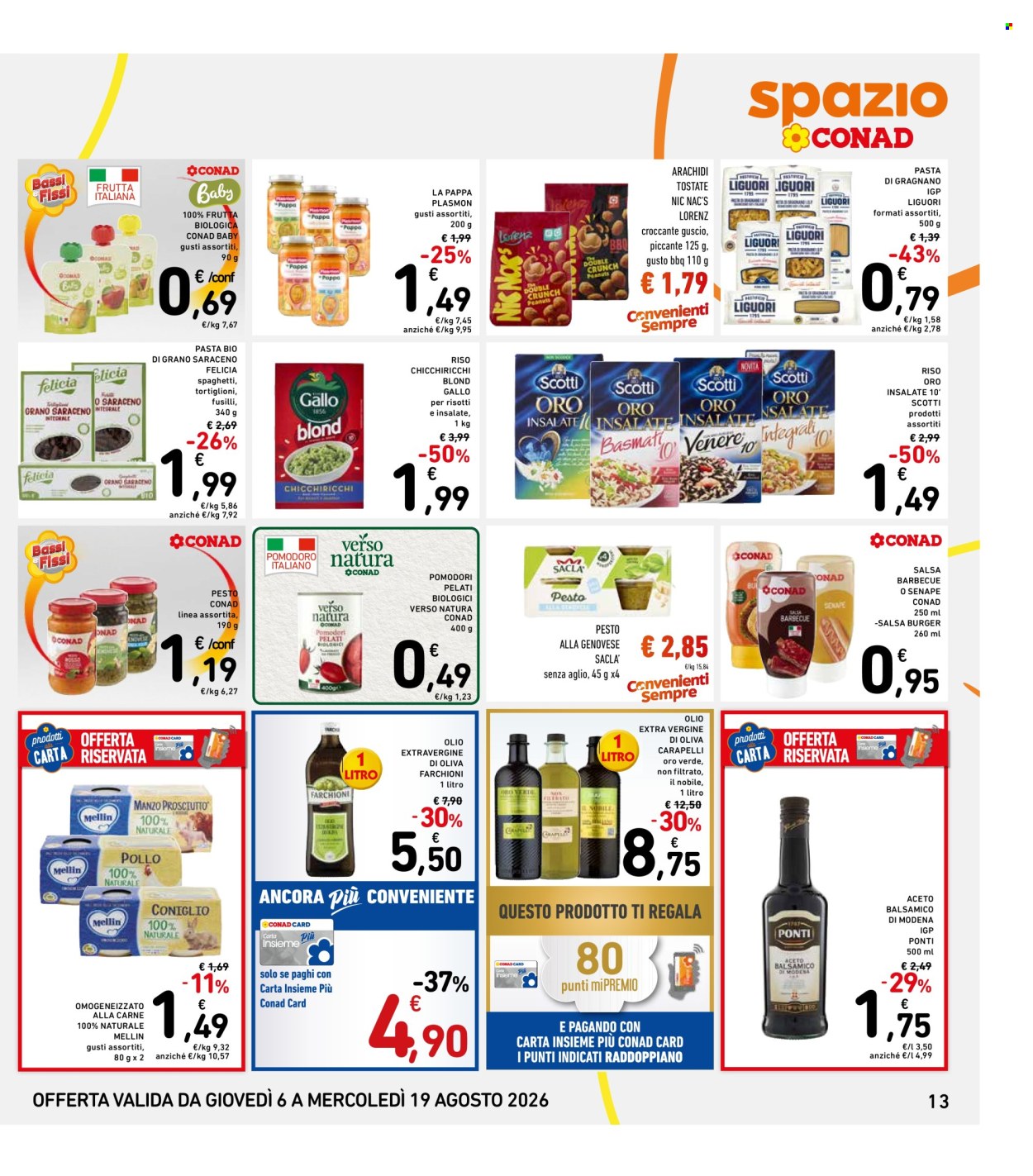 Volantino Spazio Conad - 6/8/2026 - 19/8/2026. Pagina 13