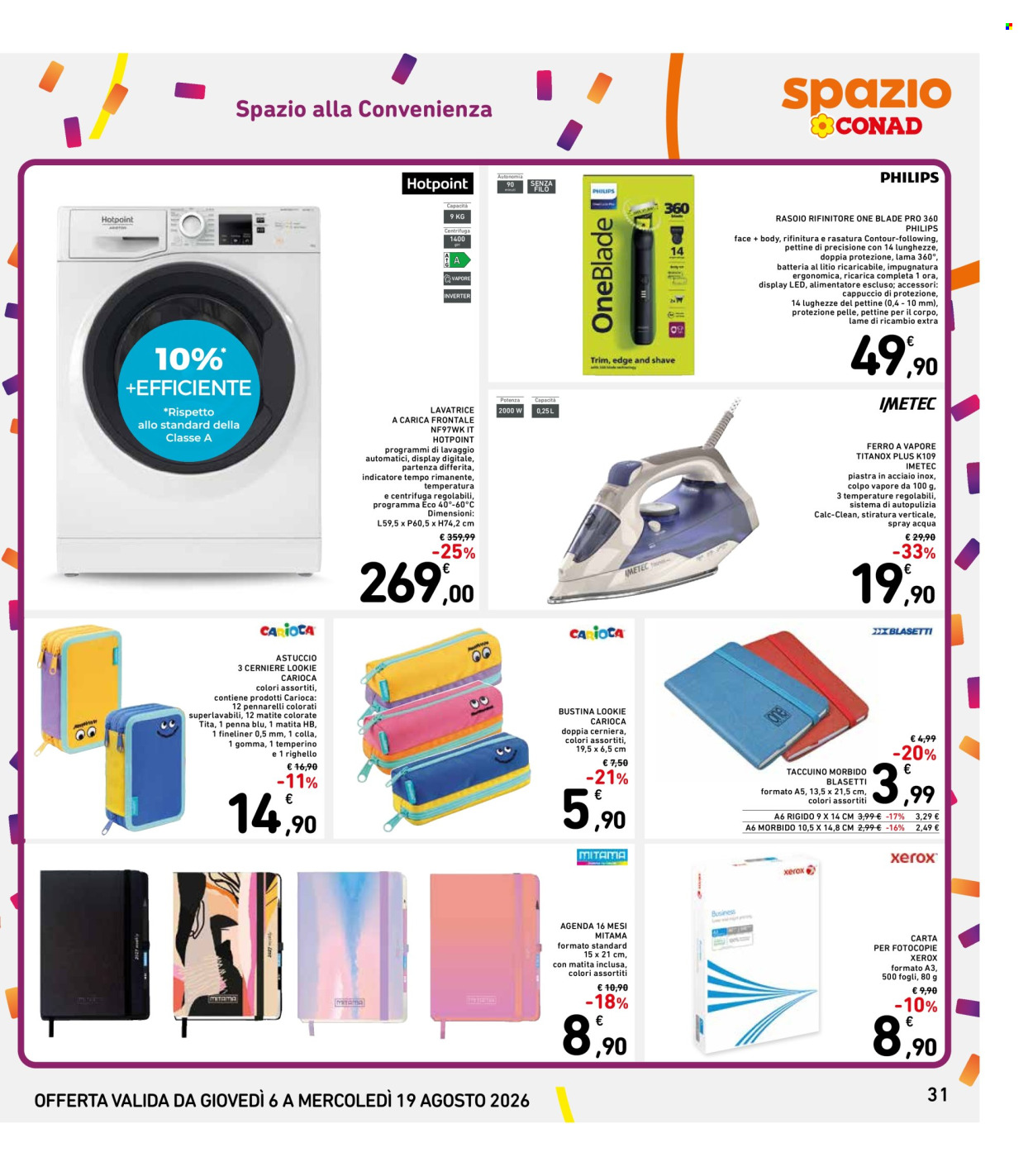 Volantino Spazio Conad - 6/8/2026 - 19/8/2026. Pagina 31