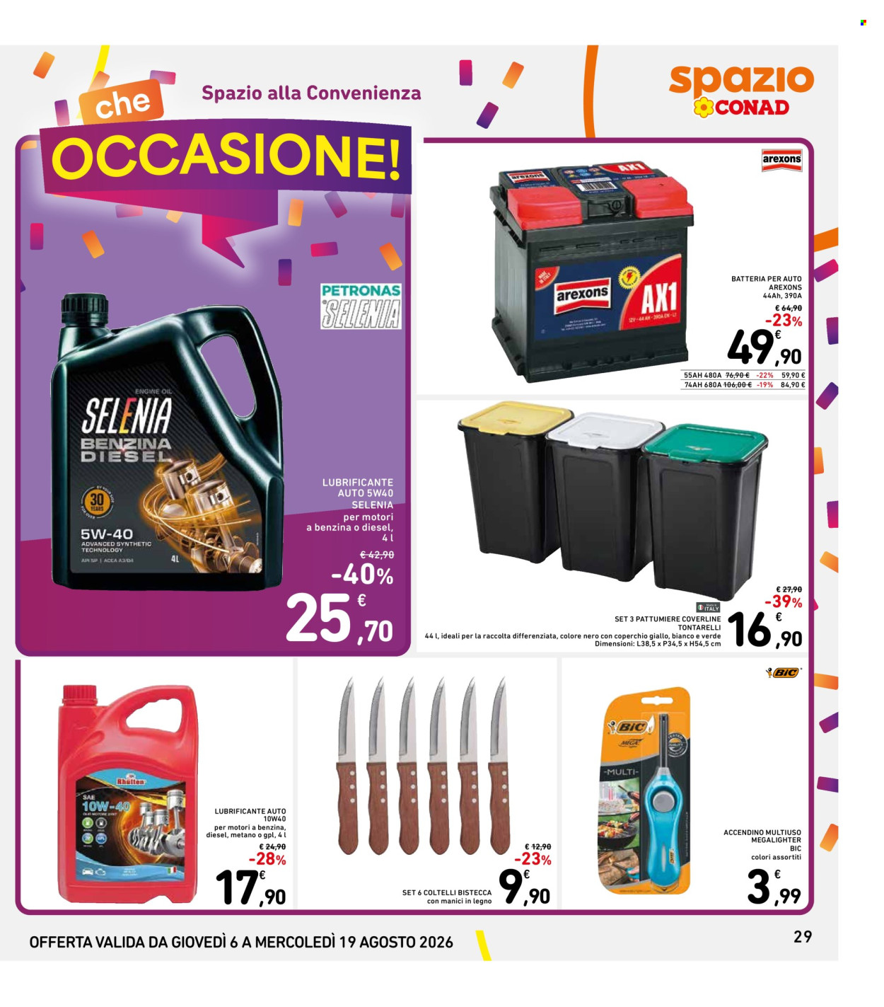 Volantino Spazio Conad - 6/8/2026 - 19/8/2026. Pagina 29